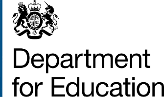 Department for Education & other government departments logo, NLCBF partner.